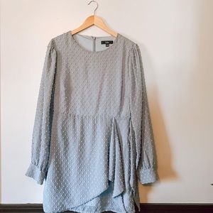 Lulus sheer sleeve dress